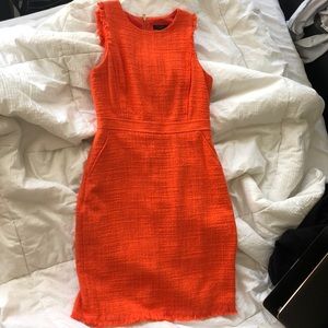 J Crew Orange Size 6 Shift Dress